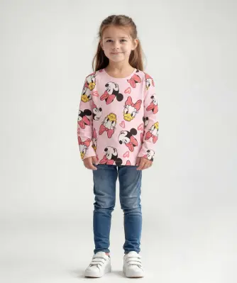 Langarmshirt Minnie & Daisy