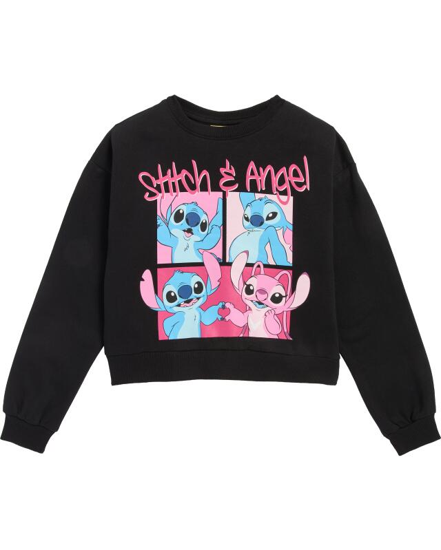 سويت شيرت للبنات، أسود (KiK Schwarzes Sweatshirt (schwarz)) — KiK, منتج ألماني أصلي في المغرب