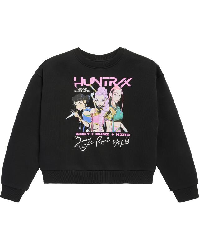 سويت شيرت KPop Demon Hunters للبنات، أسود (KiK KPop Demon Hunters Sweatshirt (schwarz)) — KiK, منتج ألماني أصلي في المغرب