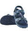 Badesandalen mit Schnallen dunkelblau