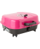 Mobiele houtskoolbarbecue pink