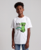T-Shirt mit Creeper weiß