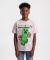 T-Shirt mit Creeper hellgrau