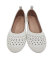 Weiße Ballerinas weiß