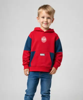 Sweatshirt mit Front-und Backprints