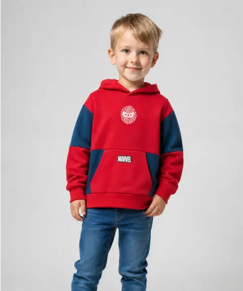 Sweatshirt mit Front-und Backprints