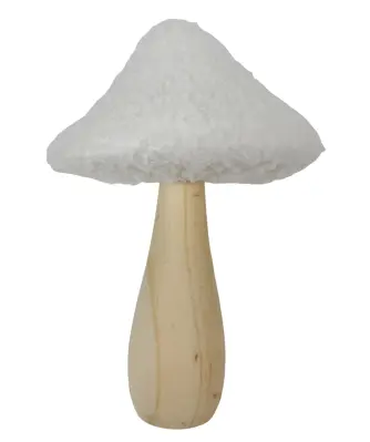 Deko-Pilz mit Teddyfleece