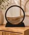 Dekoratives 3D-Sandbild schwarz/braun
