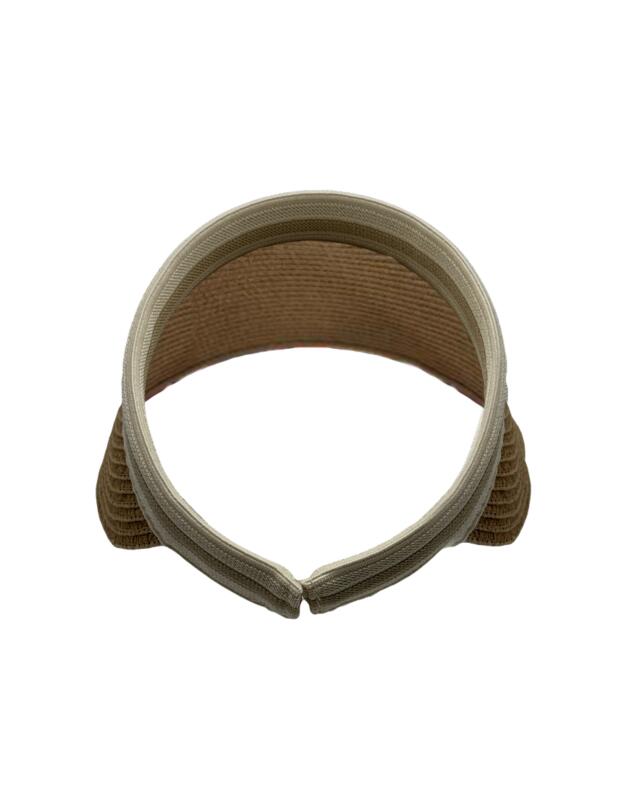 Straw cap for women, natural (KiK Stroh-Schirmkappe (naturfarben)) — KiK, authentic German product in Morocco