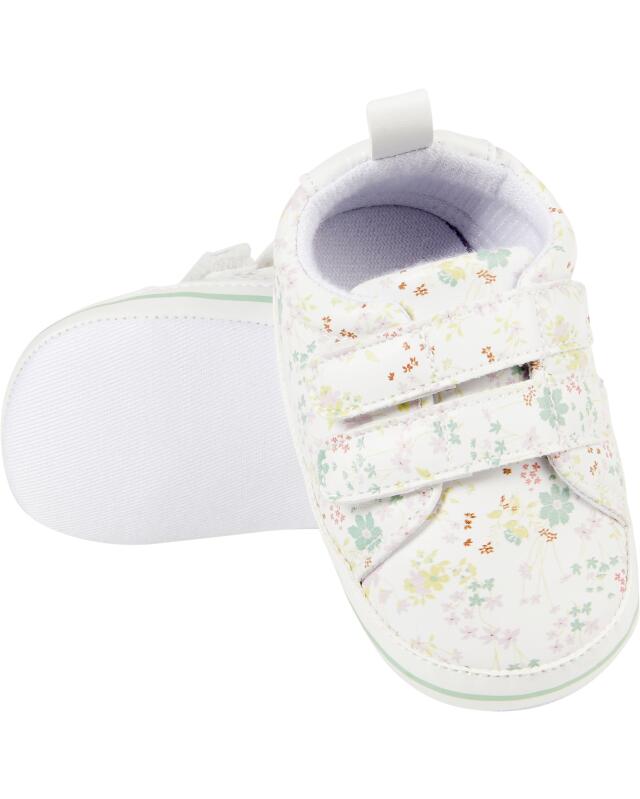 Baskets à scratch bébé fille, blanc — KiK, produit allemand authentique au Maroc