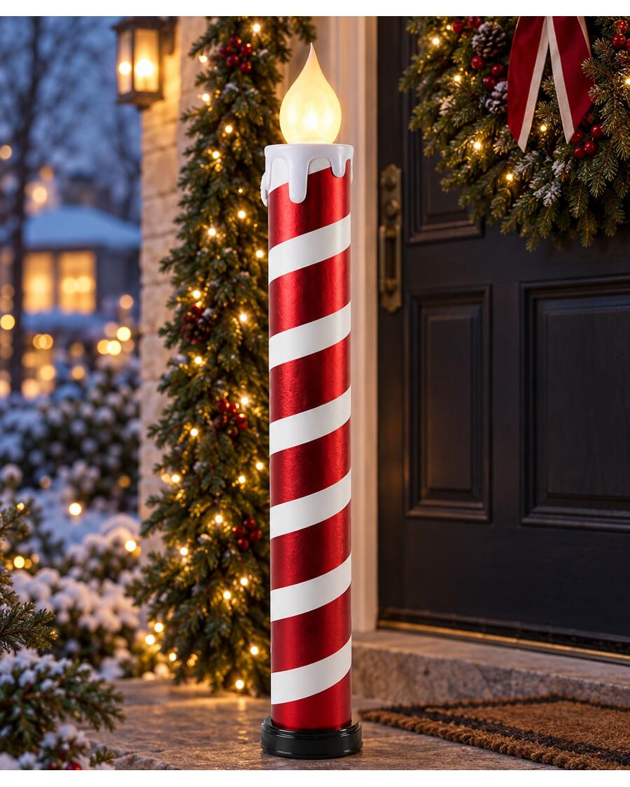 weihnachtsmann aussen Kletternder mit LED-Leiter – 120 cm Led weihnachtsmann figur