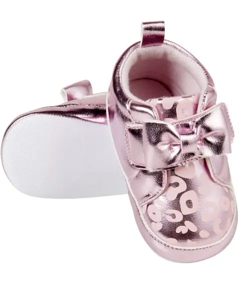 Schimmernde Mädchen Babyschuhe