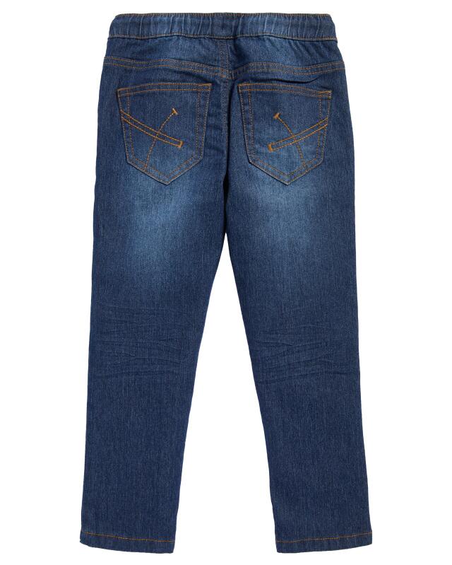 Jean à délavage foncé garçon, jean foncé (KiK Jeans mit dunkler Waschung (jeansblau dunkel)) — KiK, produit allemand authentique au Maroc