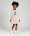 Langarm-Kleid offwhite