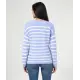 Feinstrickpullover mit Streifenmuster