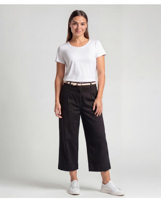 High-waisted culottes for women, black — KiK, authentic German product in Morocco