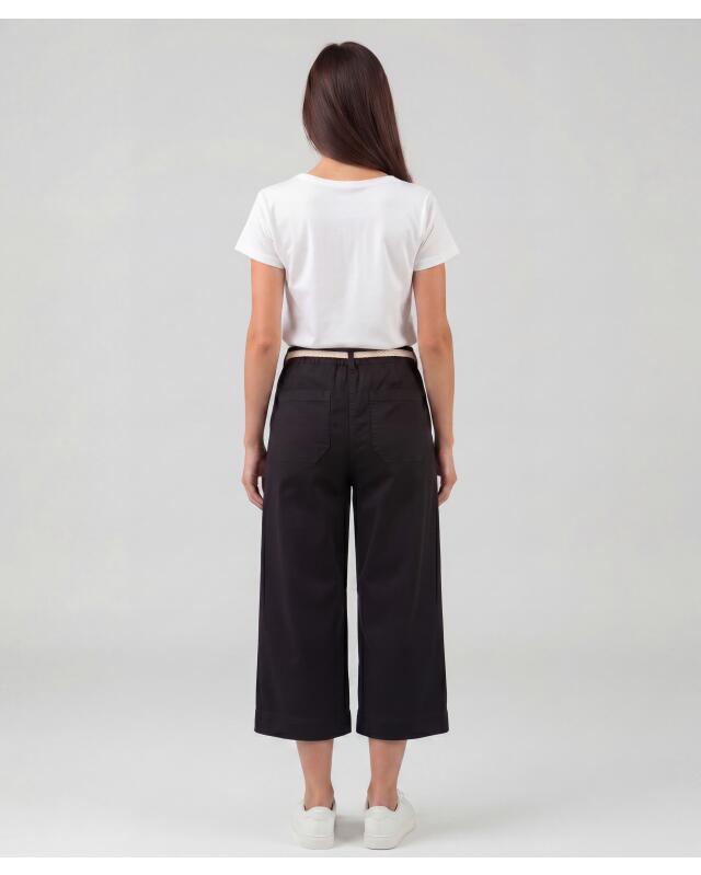 High-waisted culottes for women, black (KiK Culotte High-waist (schwarz)) — KiK, authentic German product in Morocco