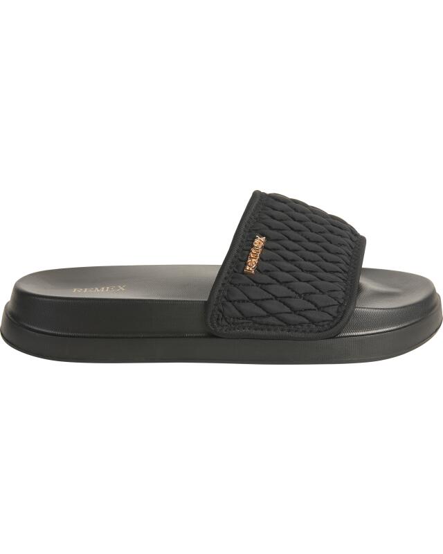 Quilted mule slippers for women, black (KiK Slipper mit Steppung (schwarz)) — KiK, authentic German product in Morocco