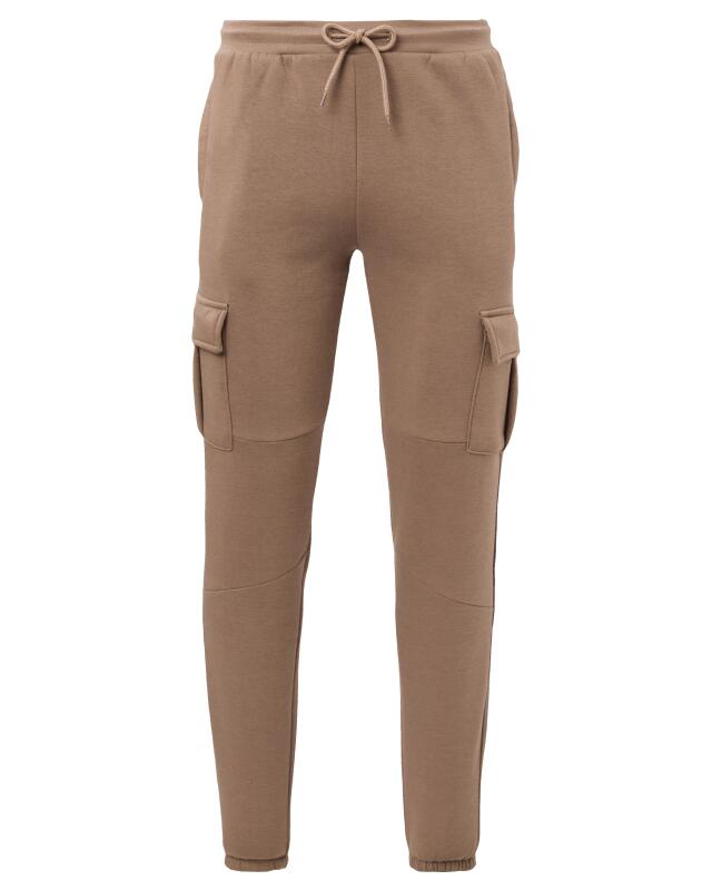 Joggers with cargo pockets for men, light brown (KiK Jogginghose mit Cargotaschen (hellbraun)) — KiK, authentic German product in Morocco