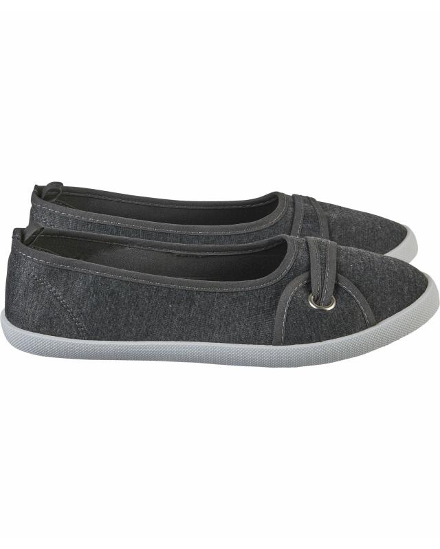 Baskets slip-on femme, gris chiné — KiK, produit allemand authentique au Maroc