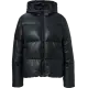 Wattierte Kunstlederjacke