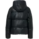 Wattierte Kunstlederjacke