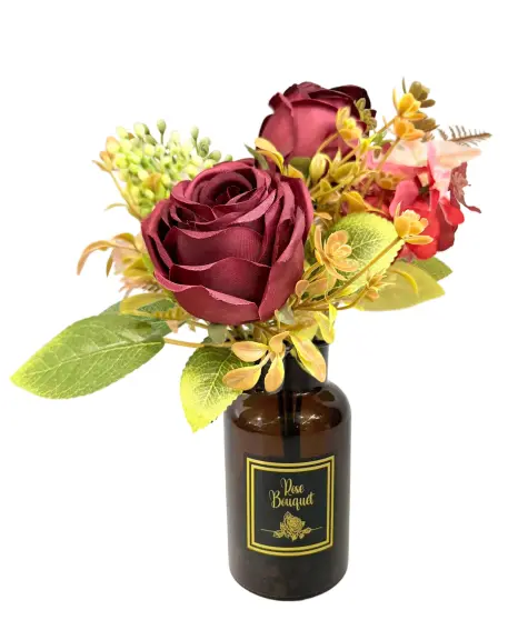 Kunstblumen in Vase