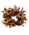 Rattankranz Herbst orange