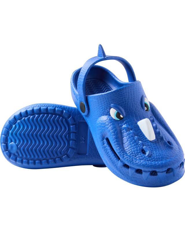 Clogs crocodile garçon, bleu roi — KiK, produit allemand authentique au Maroc