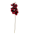 Kunstblume Orchidee dunkelrot