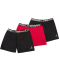 Retro Boxershorts mit Eingriff rot