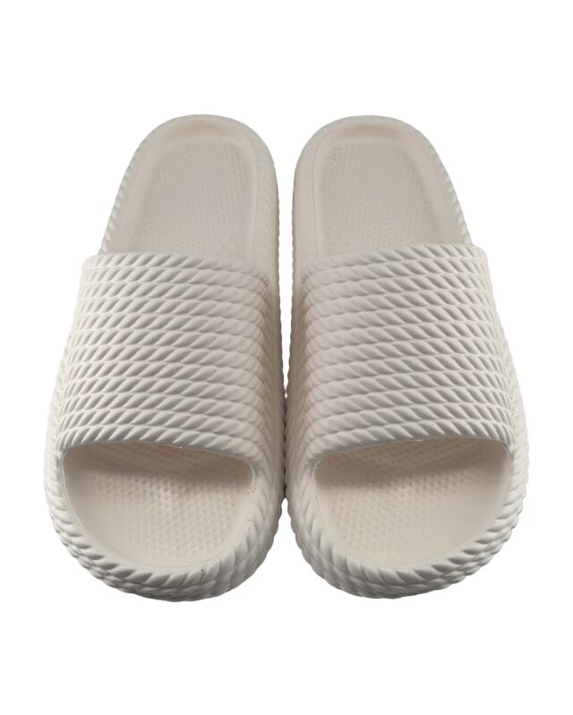 Rope-effect slides for women, beige (KiK Badelatschen in Kordeloptik (Beige)) — KiK, authentic German product in Morocco