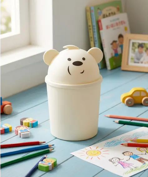 Tisch-Mülleimer Bär