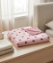 Kuscheldecke Ausbrenneroptik rosa