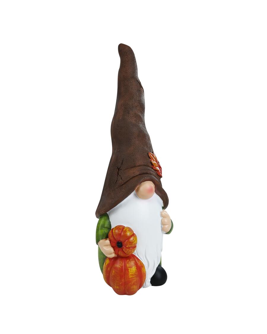 Deko-Wichtel herbstlich, braun