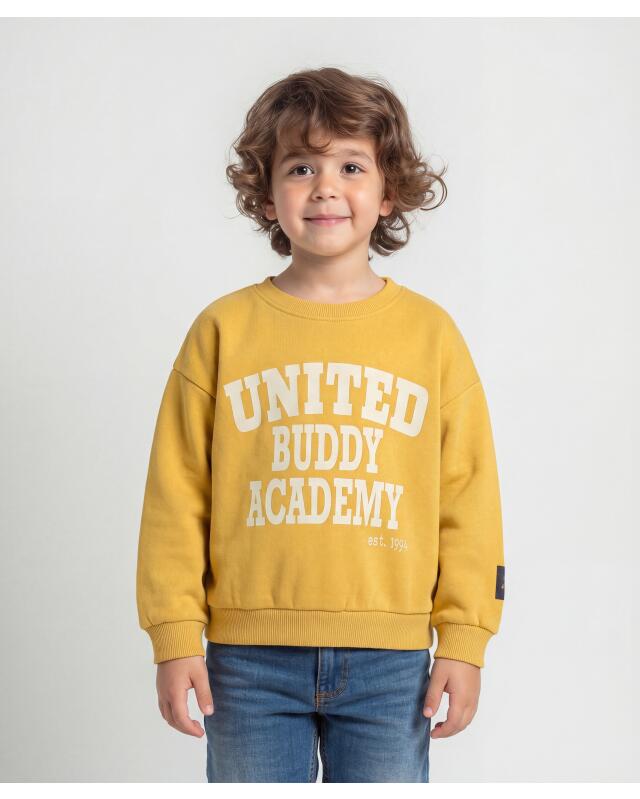 Sweatshirt for boys, mustard yellow — KiK, authentic German product in Morocco