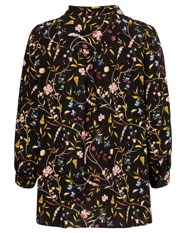 Blouse à motif fleuri femme, à fleurs (KiK Florale Bluse mit Muster (Blumendruck)) — KiK, produit allemand authentique au Maroc