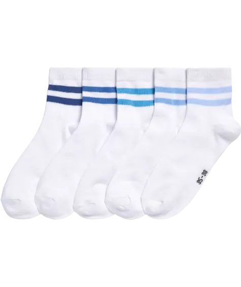 Socken mit Kontraststreifen
