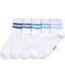 Socken mit Kontraststreifen weiß/blau