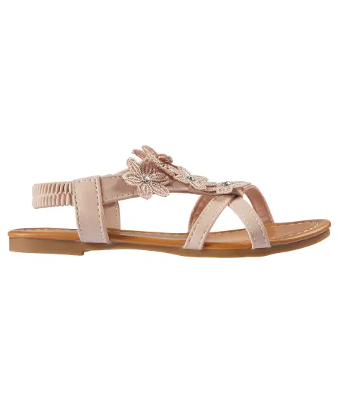 Sandalen met bloemen
