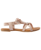 Sandalen met bloemen roze
