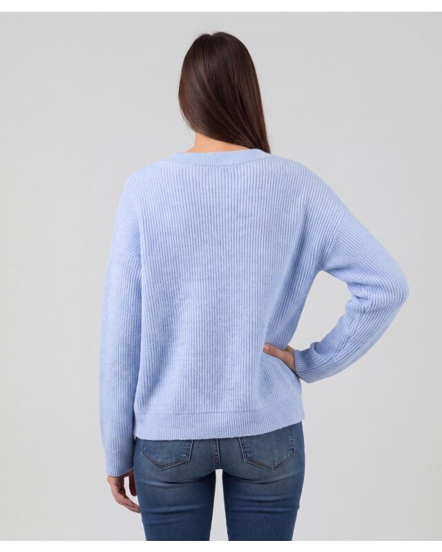 Pull en maille femme, bleu clair (KiK Strickpullover (hellblau)) — KiK, produit allemand authentique au Maroc