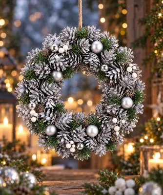 Deko-Hirsch Weihnachten, dunkelgrau