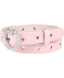 Riem met hartvormige strass-gesp roze