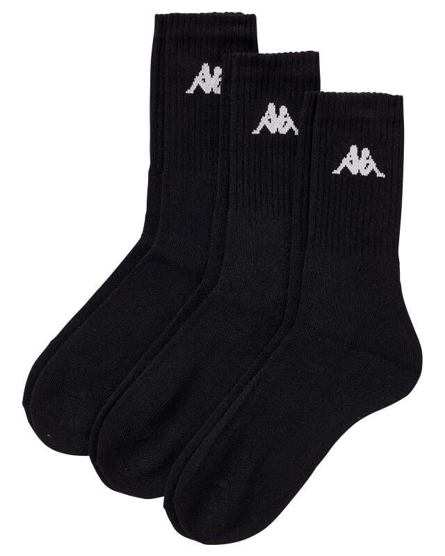 Chaussettes de sport Kappa homme, noir — KiK, produit allemand authentique au Maroc