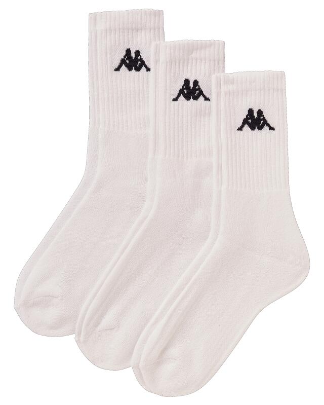 Chaussettes de sport Kappa homme, blanc — KiK, produit allemand authentique au Maroc