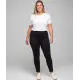 Pantalones con efecto ante