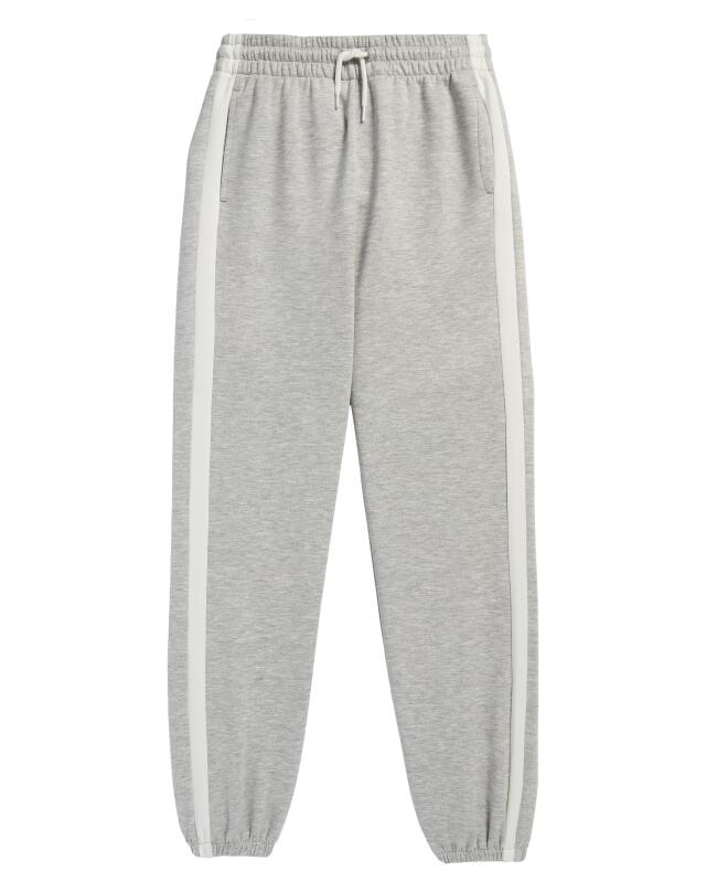 Marl sports trousers for girls, light grey marl (KiK Melierte Sporthose (hellgrau melange)) — KiK, authentic German product in Morocco