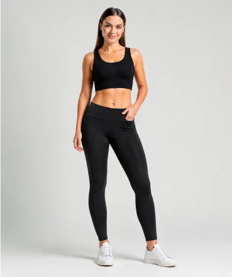 Schwarzes Sport-Bustier