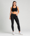 Schwarzes Sport-Bustier schwarz